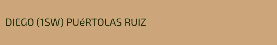 DIEGO (1SW) PUéRTOLAS RUIZ